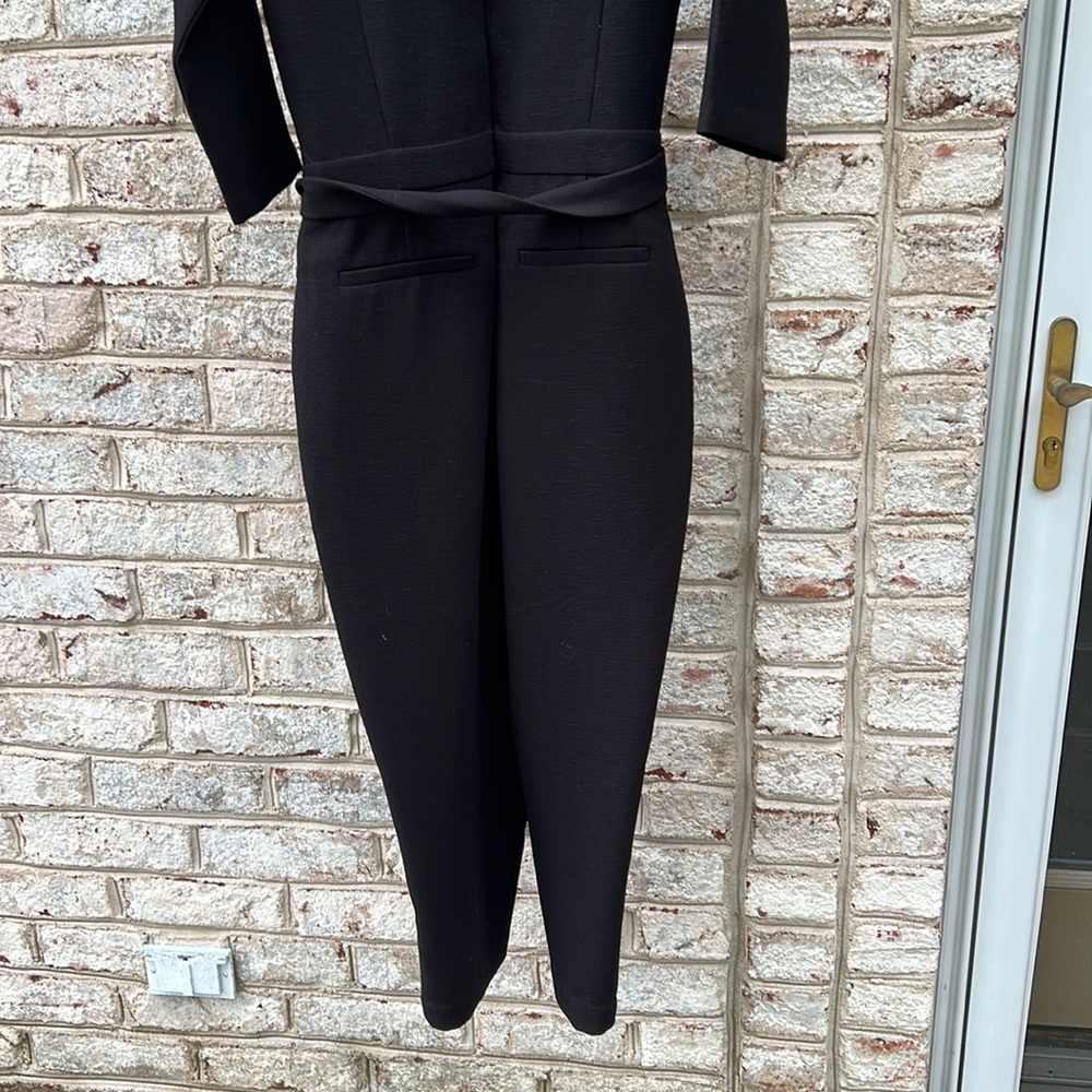 Madewell Black Crepe Sloan Jumpsuit 6 - Picture 10 of 13